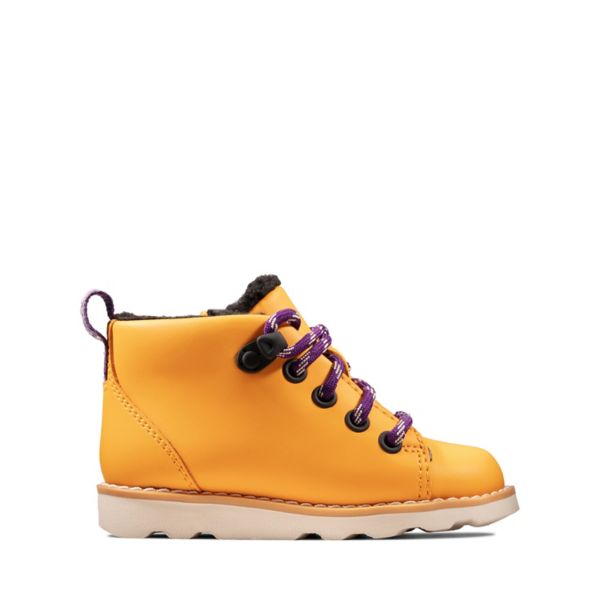 Clarks Girls Crown Tor Toddler Casual Shoes Yellow | USA-4631795